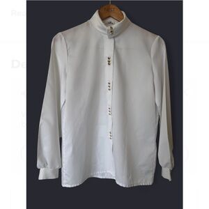 Classic white Button-Up Blouse